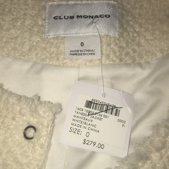 YANESSA CLUB MONACO jacket - Picture 3 of 4